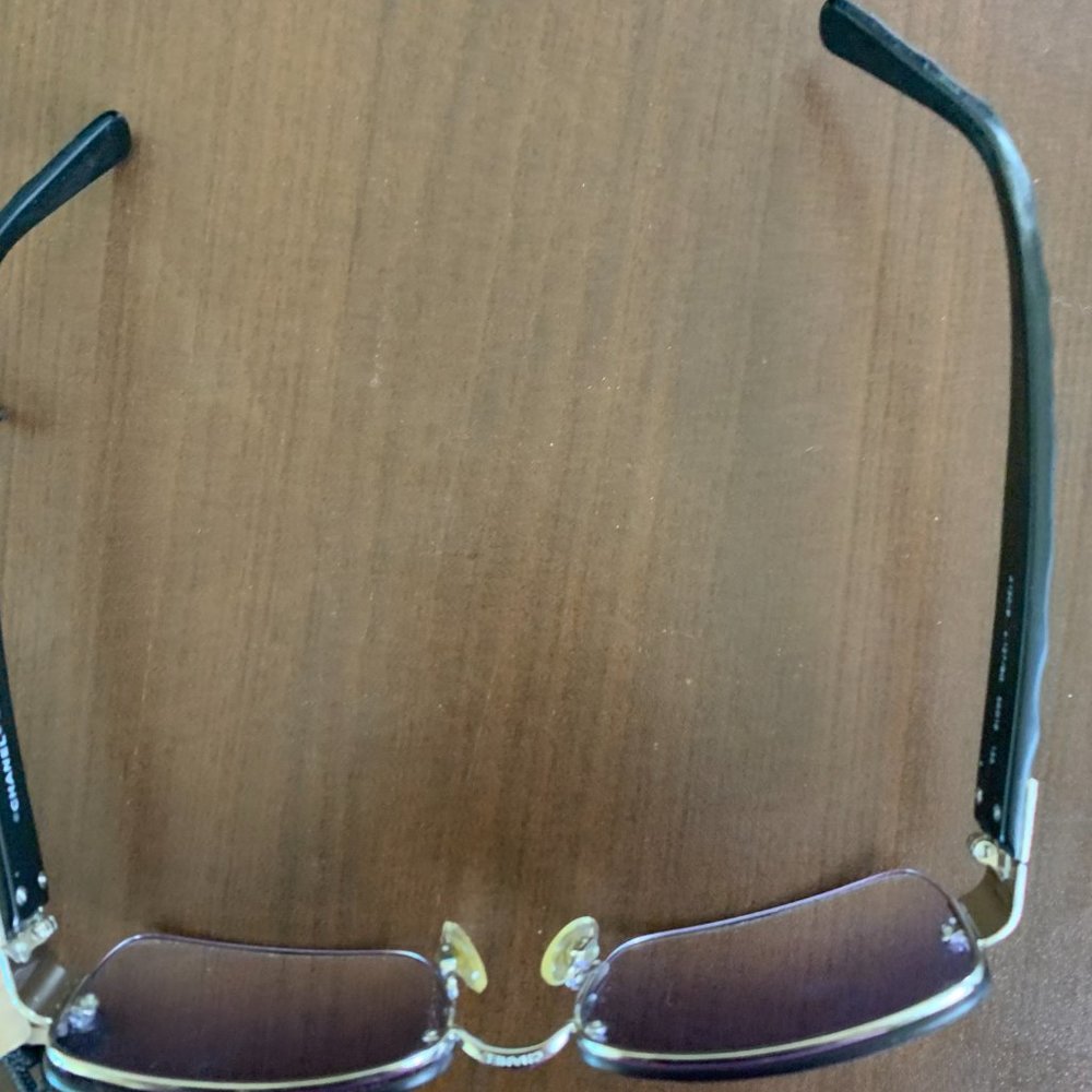 Vintage Chanel Sunglasses (approx 2005) 4130-B Swarovski crystal padded used - Picture 10 of 16